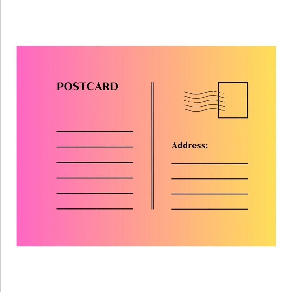 Set of 10 Thank You Post Cards